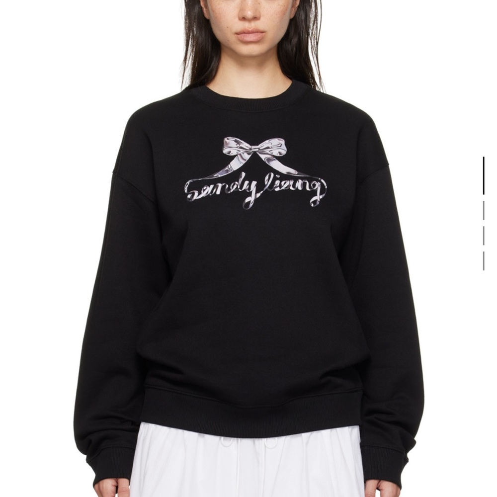 Sandy Liang Black Sweatshirt